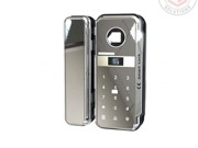 Smart Digital Glass Door Lock - Glass to Glass - Silver